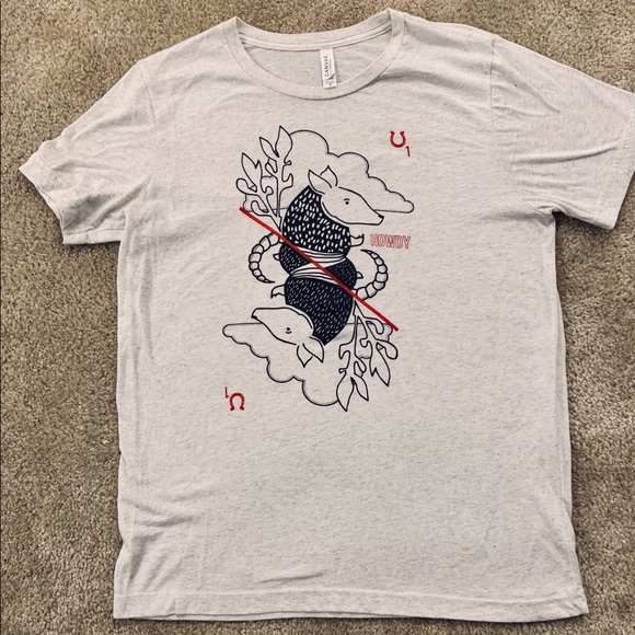 Canvas Other - Armadillo Screen Print Tee